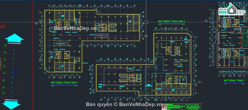 Mường thanh 104x47m 40 tầng,khách sạn 10 tầng,File cad ks mường thanh