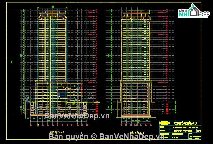 Đồ án,nhà 4 tầng,4 tầng,nhà 5 tầng,kiến trúc 5 tầng,kiến trúc 4 tầng