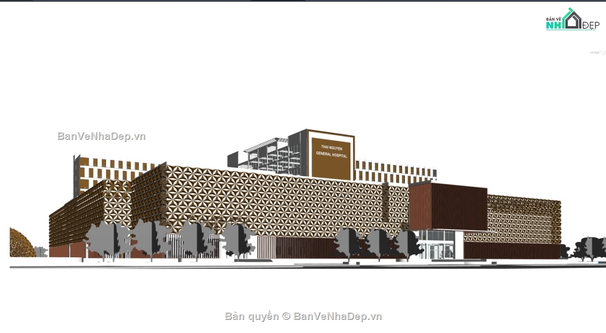 Bệnh viện revit,đồ án revit,file revit bệnh viện,file revit bệnh viên đa khoa,bệnh viện đa khoa file revit