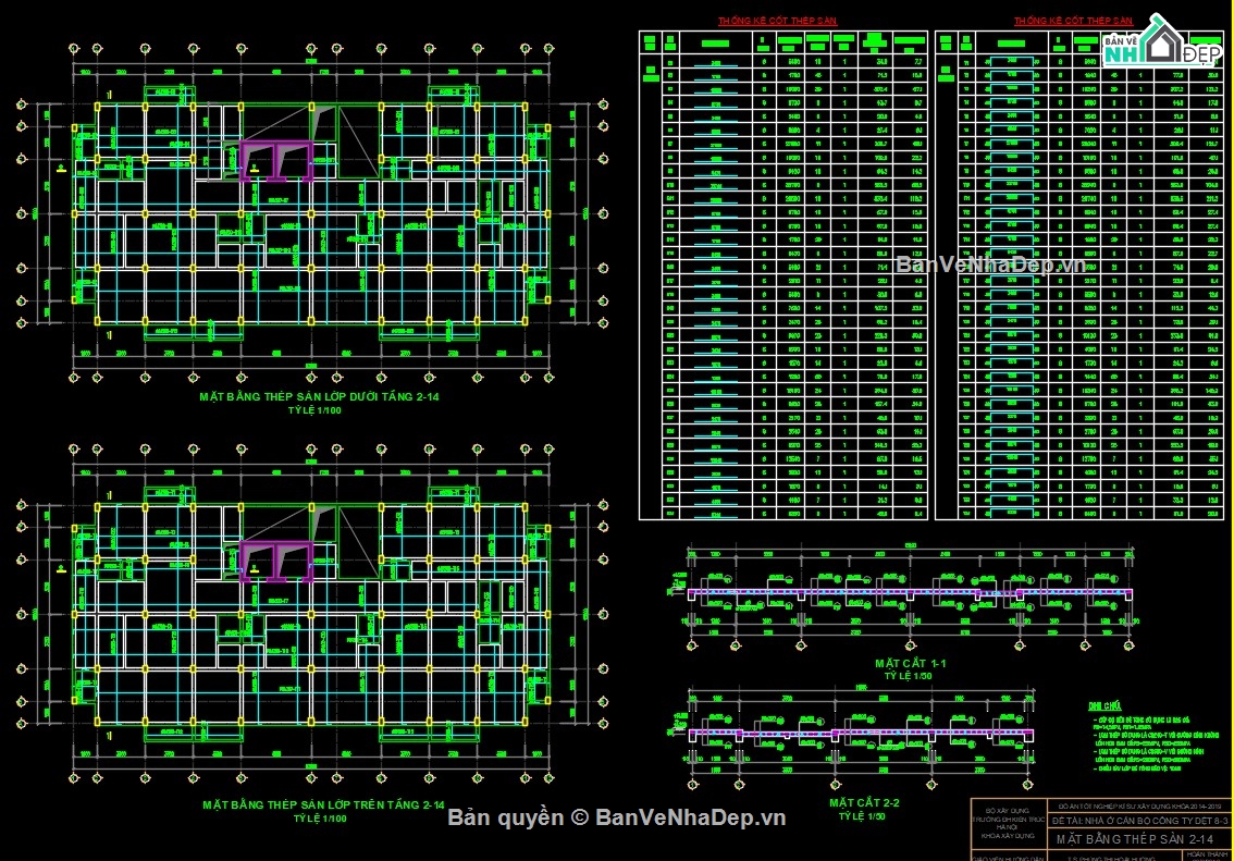 Đồ án chung cư,đồ án xây dựng,đồ án tốt nghiệp chung cư cao tầng,file cad chung cư,bản vẽ chung cư