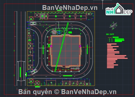 Đồ án,đồ án tốt nghiệp Chung cư,bản vẽ autocad chung cư 12 tầng