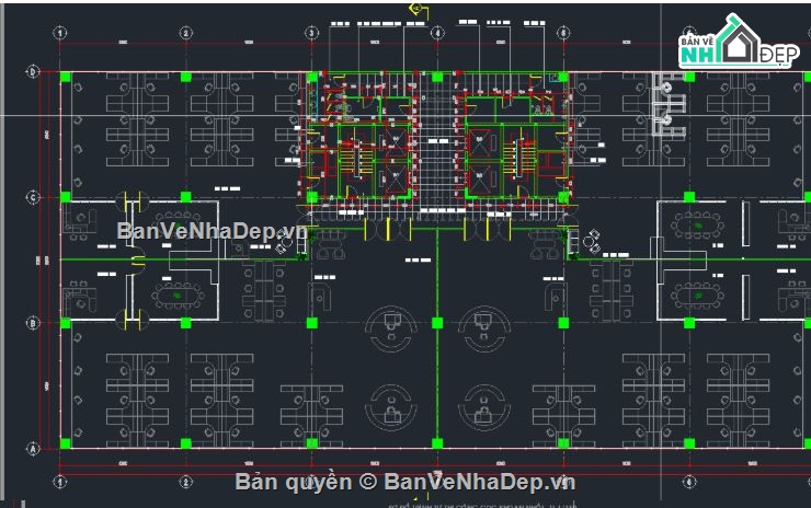 10 tầng,Cao ốc văn phòng 10 tầng + 1 hầm,DATN Cao ốc văn phòng