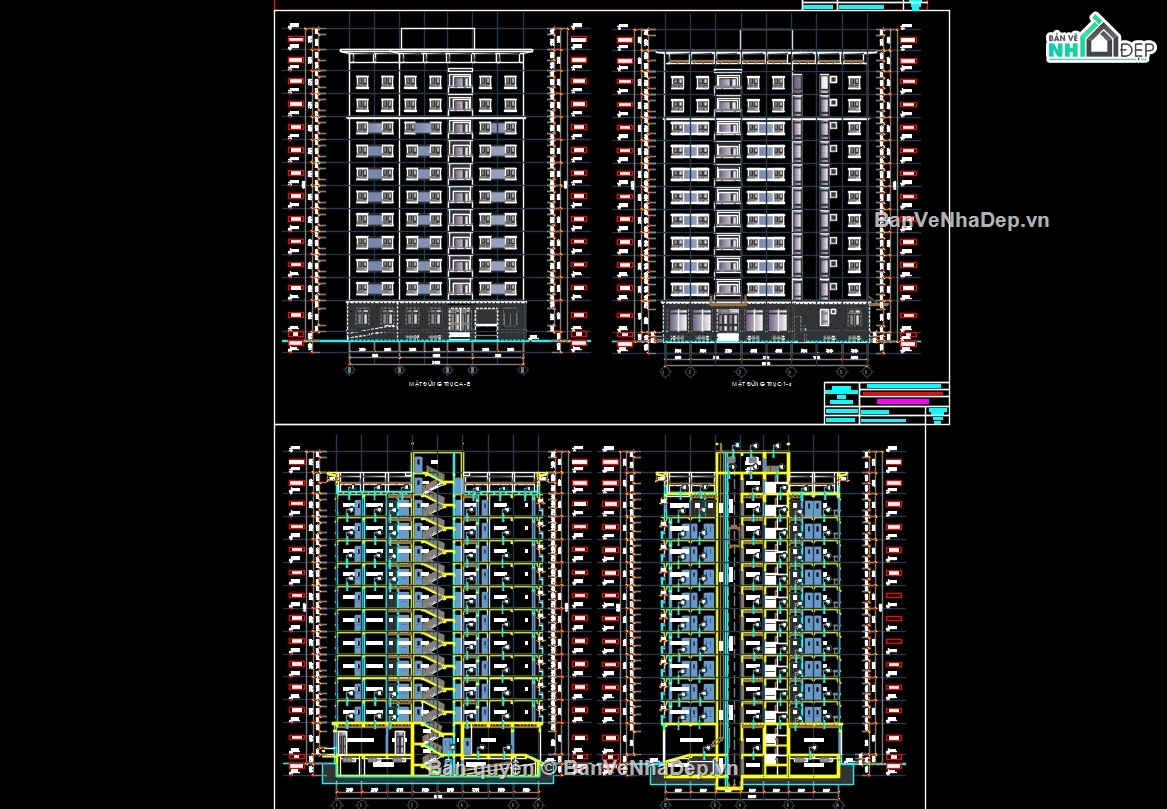 Đồ án chung cư,đồ án xây dựng nhà cao tầng,thiết kế chung cưu