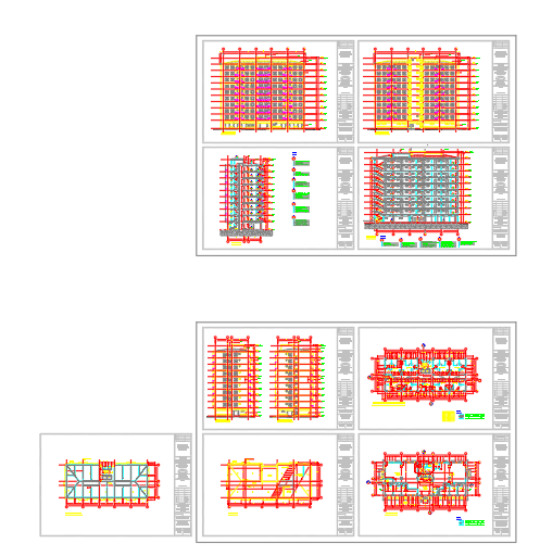 nhà cao 10 tầng,file cad nhà 10 tầng,đồ án nhà 10 tầng