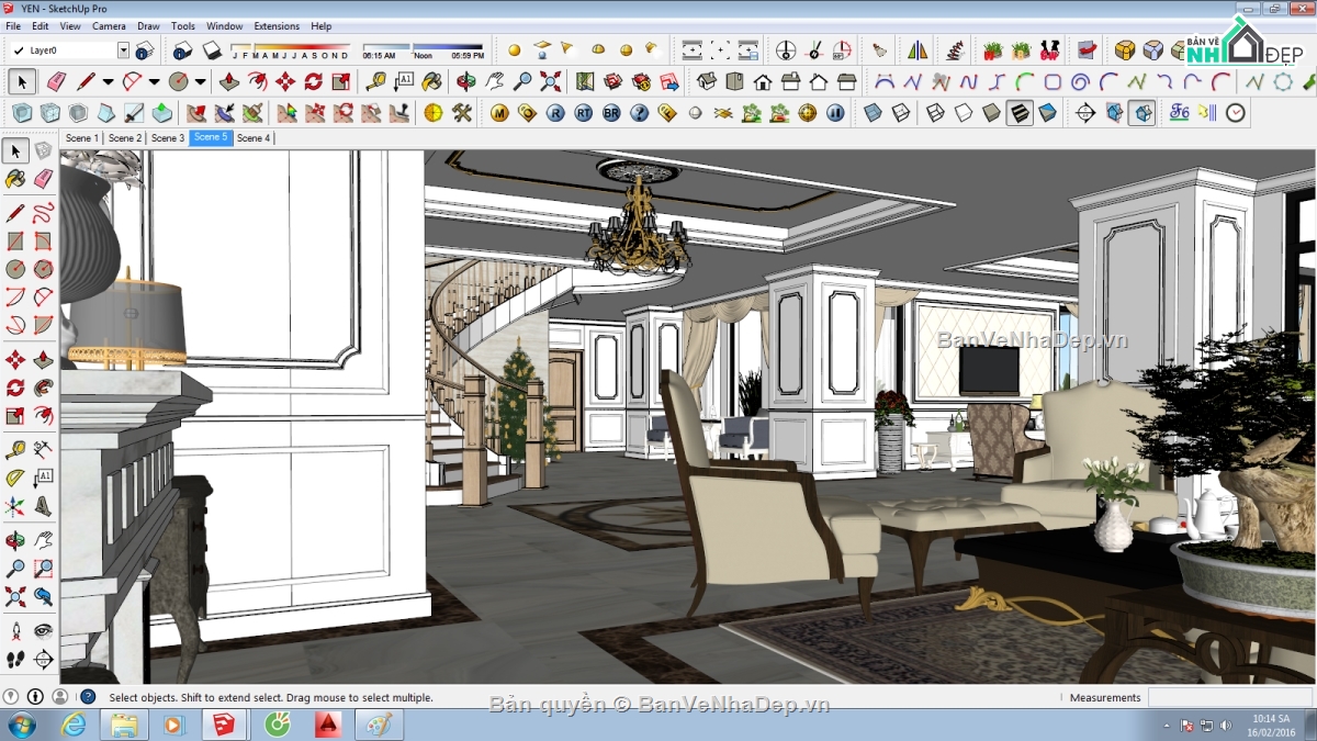 3d sketchup Phòng khách,Phòng khách file sketchup,Model su phòng khách\,File sketchup phòng khách,Phòng khách model su