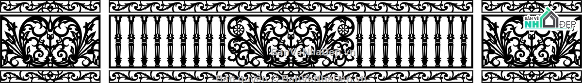 Lan can,Lan can CNC file dxf,dxf lan can