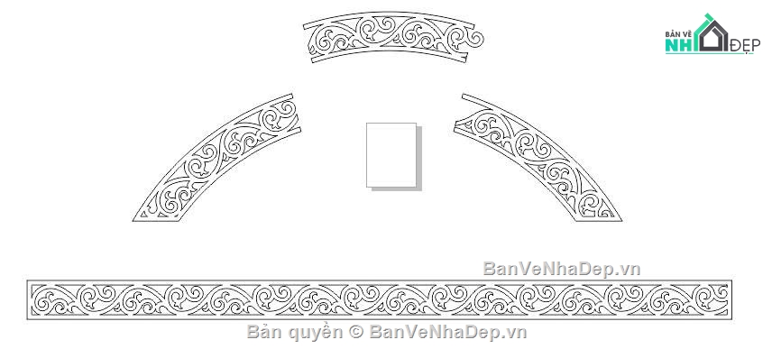 Diềm mái kính,Diềm mái kính cnc,file dxf diềm mái kính
