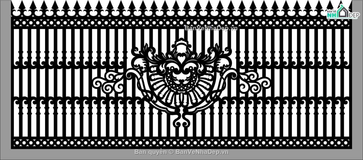 Hàng rào cnc file dxf,Hàng rào file dxf,Hàng rào cnc dxf