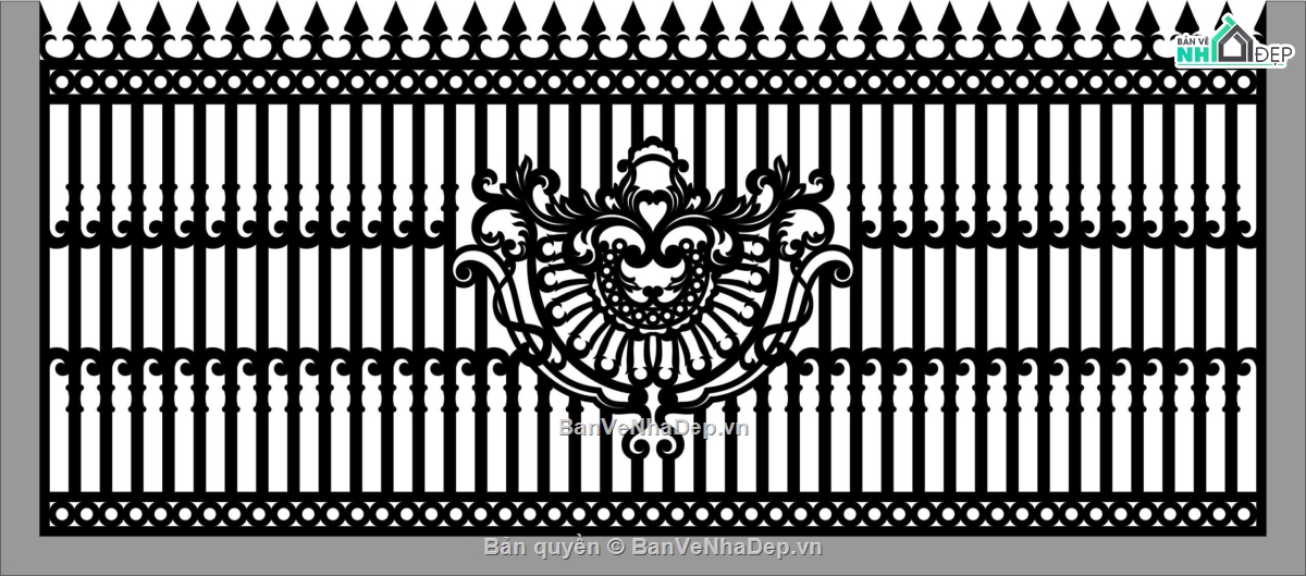 Hàng rào cnc file dxf,Hàng rào file dxf,Hàng rào cnc dxf
