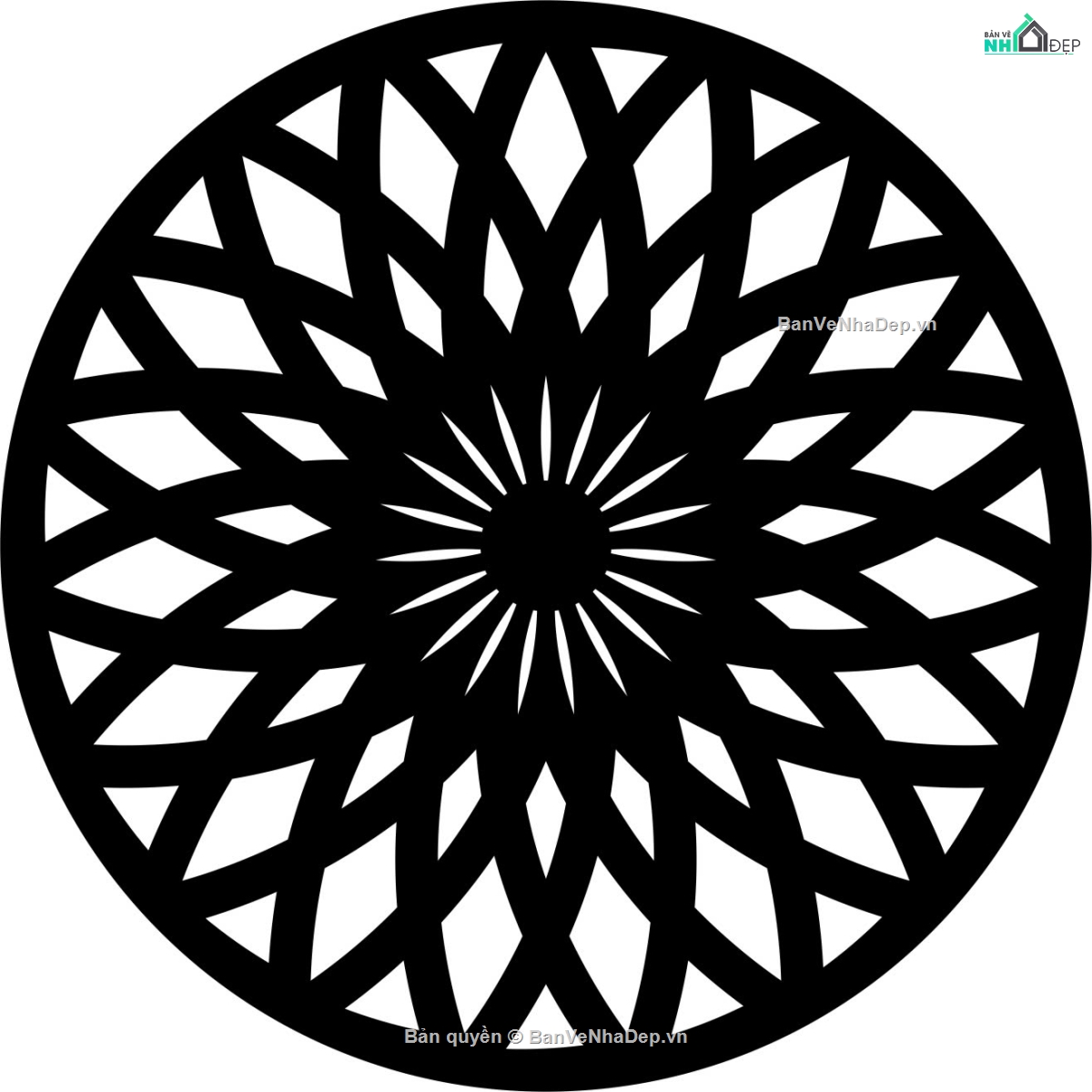 hoa văn tròn,file dxf hoa văn tròn,hoa văn tròn dxf