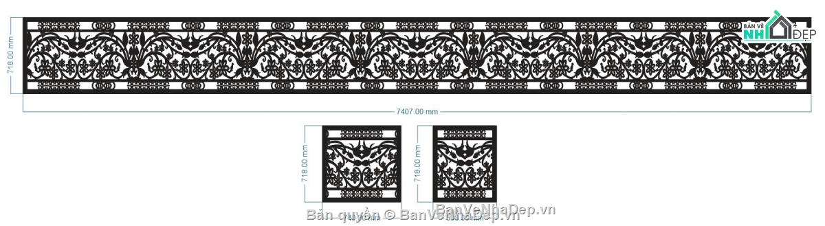 Lan can hoa dây,Lan can cnc đẹp,Lan can CNC file dxf
