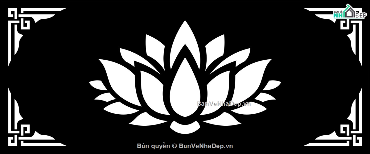 Ô cửa sen,dxf ô cửa sen,ô cửa sen cnc