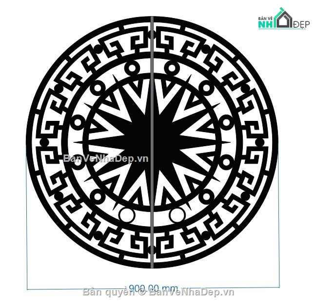 trống đồng,trống đồng cnc,file dxf trống đồng