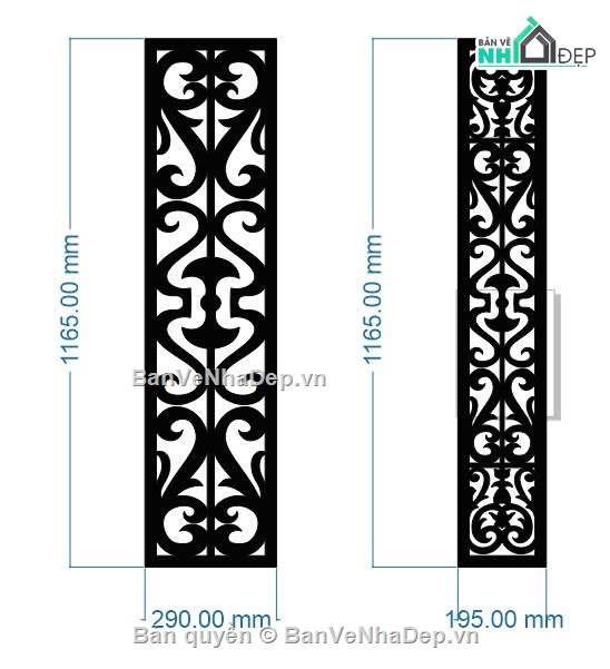 file dxf vách hoa văn lá tây,vách hoa văn lá tây,vách hoa văn lá tây cnc