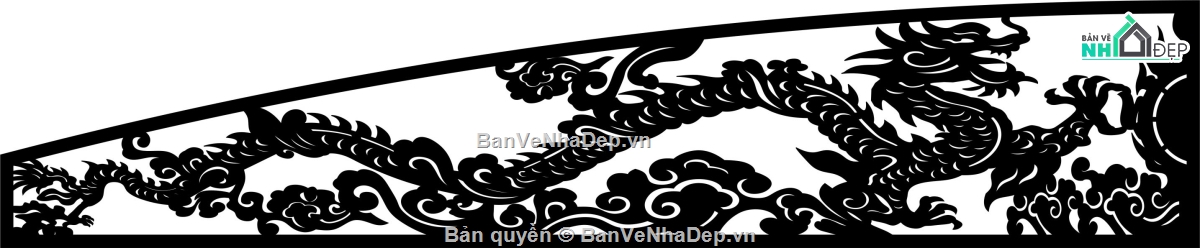 vòm rồng,vòm cổng cnc,file dxf vòm cổng