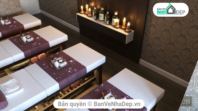 sketchup nội thất spa,thiết kế nội thất spa,mẫu tiệm spa đẹp,nội thất tiệm spa,tiệm spa