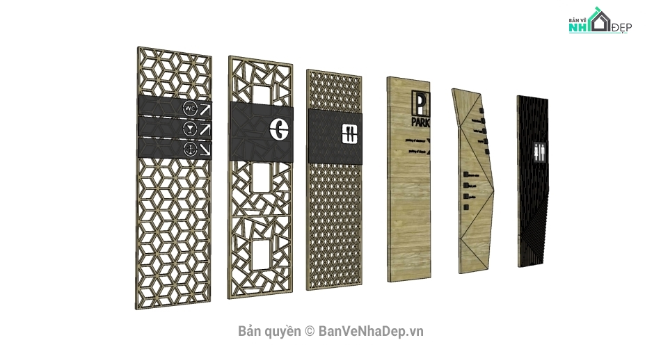 thư viện vách cnc,vách ngăn nội thất,CNC vách hướng dẫn khu vực,sketchup vách CNC hướng dẫn,file su vách hướng dẫn