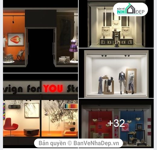 Shop thời trang,nội thất shop thời trang,shop thời trang 3dmax,thiết kế nội thất shop thời trang,file max shop thời trang