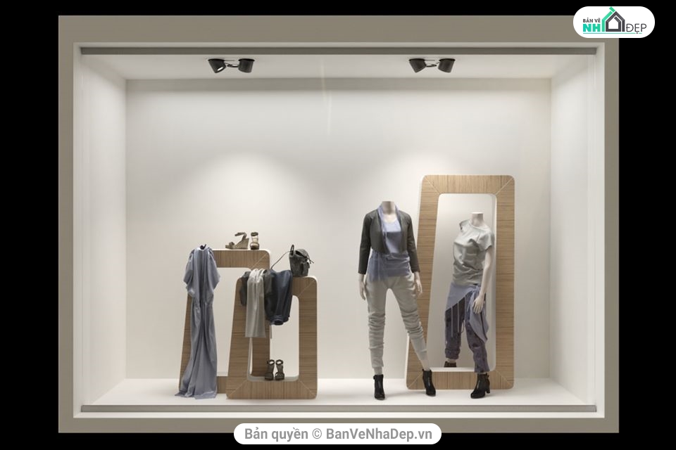 Shop thời trang,nội thất shop thời trang,shop thời trang 3dmax,thiết kế nội thất shop thời trang,file max shop thời trang
