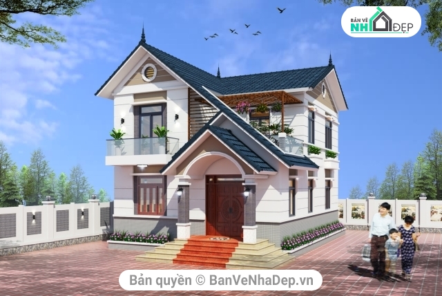 biệt thự 2 tầng,kiến trúc biệt thự,kiến trúc nhà 2 tầng,bản vẽ biệt thự 2 tầng,file cad biệt thự 2 tầng,thiết kế kiến trúc biệt thự