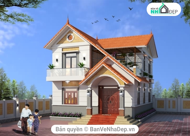 biệt thự 2 tầng,kiến trúc biệt thự,kiến trúc nhà 2 tầng,bản vẽ biệt thự 2 tầng,file cad biệt thự 2 tầng,thiết kế kiến trúc biệt thự