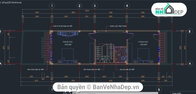 bản vẽ nhà phố,bản vẽ nhà ống,nhà 4 tầng 4.5x14.2m,bản vẽ nhà phố 4 tầng,file cad nhà 4 tầng,kiến trúc nhà 4 tầng