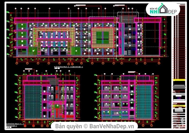 trường học 4 tầng,Bản vẽ trường học 4 tầng,trường trung học cơ sở,File thiết kế trường học,trường học 4 tầng 22x62m,thiết kế trường học