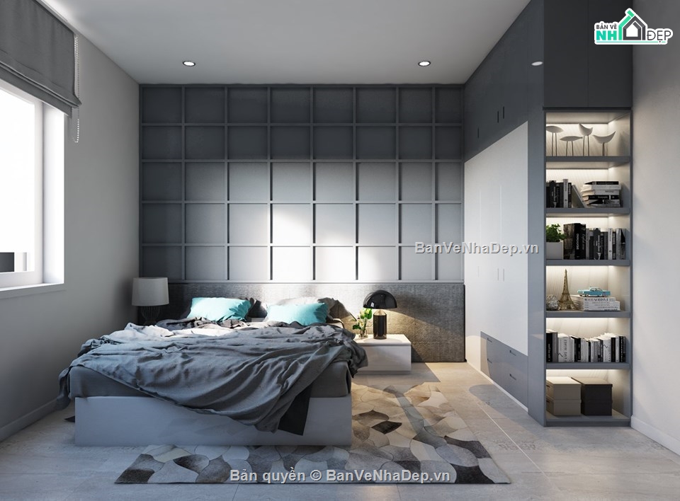 15 Model 3dmax thiết kế nội thất căn hộ trung cư phong cách hiện đại