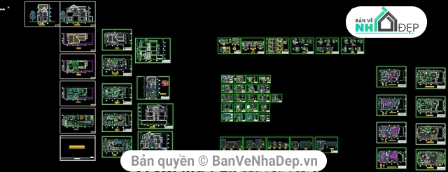 thiết kế biệt thự 3 tầng,thiết kế biệt thự phố,biệt thự 3 tầng 9.5x16.5m,file cad biệt thự 3 tầng,kiến trúc biệt thự 3 tầng