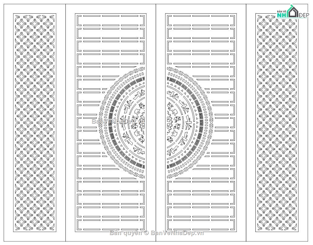 file cnc cổng,cổng 4 cánh cnc,file cổng 4 cánh cnc
