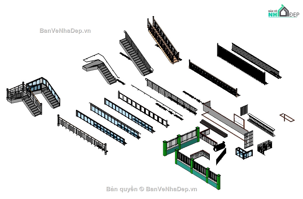 family lan can revit,lan can,family revit,mẫu lan can