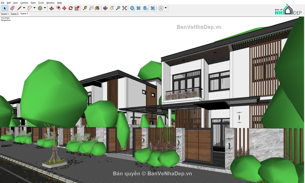 Nhà 2 tầng file sketchup,File sketchup Nhà phố 2 tầng,Nhà phố 2 tầng file sketchup,file sketchup nhà phố 2 tầng,Sketchup nhà phố 2 tầng,Sketchup nhà phố 2 tầng 8.5x12m
