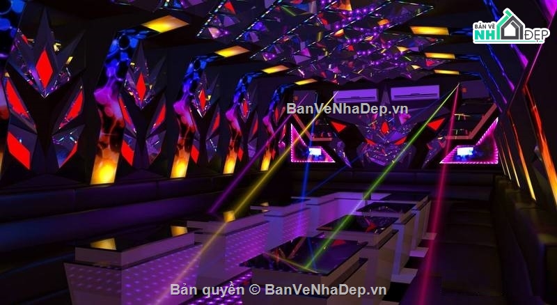 sketchup nội thất karaoke,phòng karaoke file su,phòng karaoke file sketchup,sketchup quán karaoke