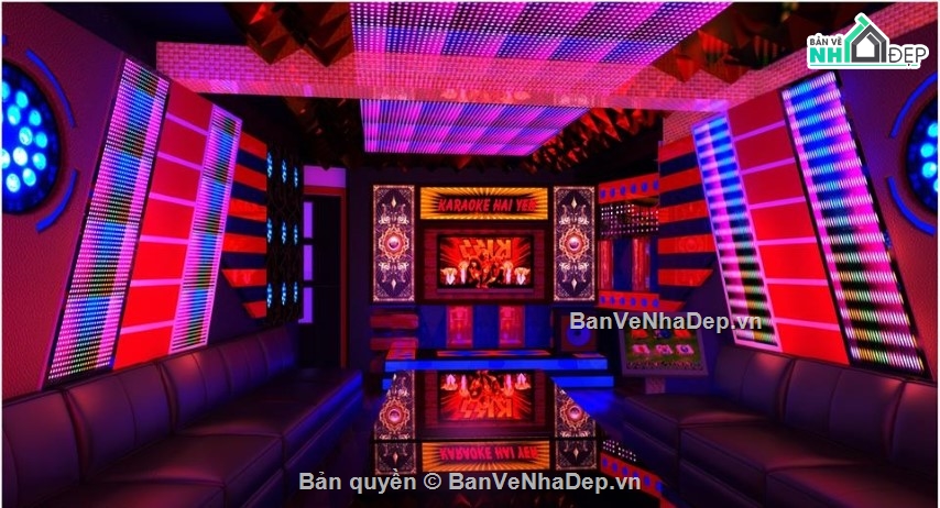 sketchup nội thất karaoke,phòng karaoke file su,phòng karaoke file sketchup,sketchup quán karaoke