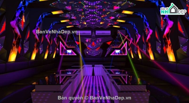 sketchup nội thất karaoke,phòng karaoke file su,phòng karaoke file sketchup,sketchup quán karaoke