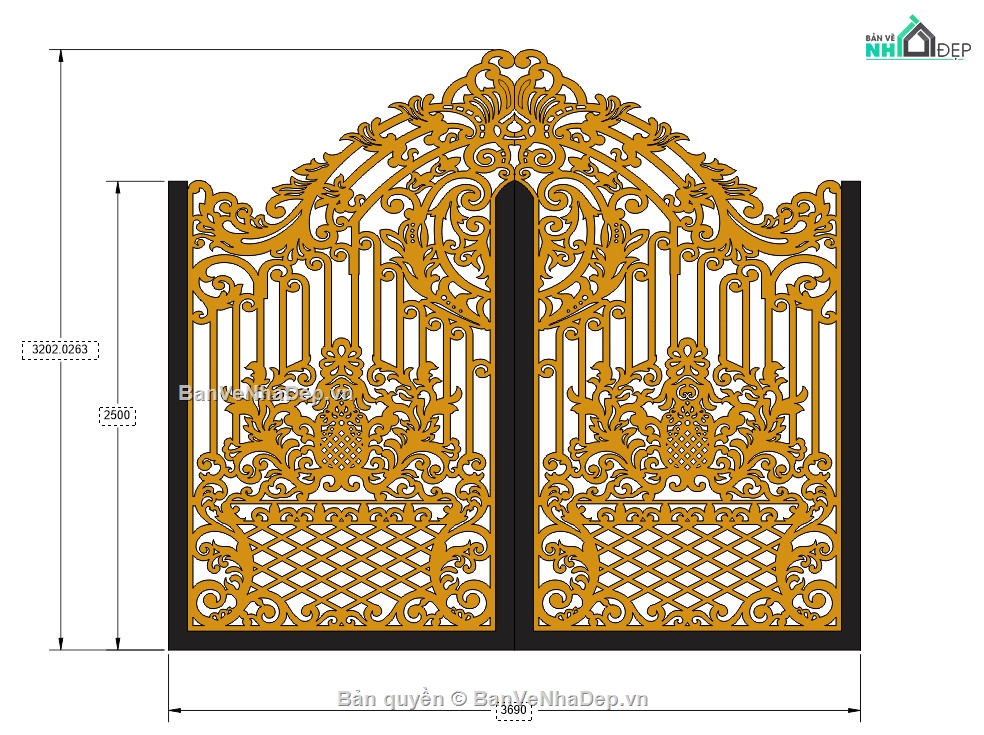 cổng 2 cánh cnc,file cnc cổng 2 cánh,mẫu cổng 2 cánh,cnc cổng 2 cánh