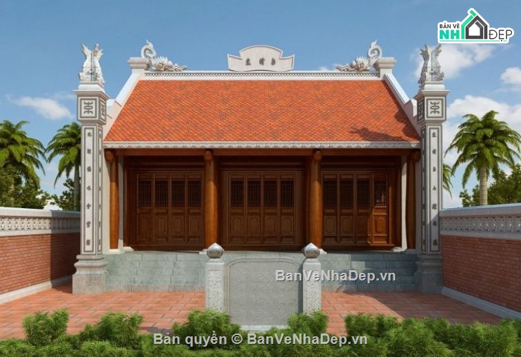 Phối cảnh Nhà Thờ,File 3dmax nhà hờ họ,File 3dmax phối cảnh
