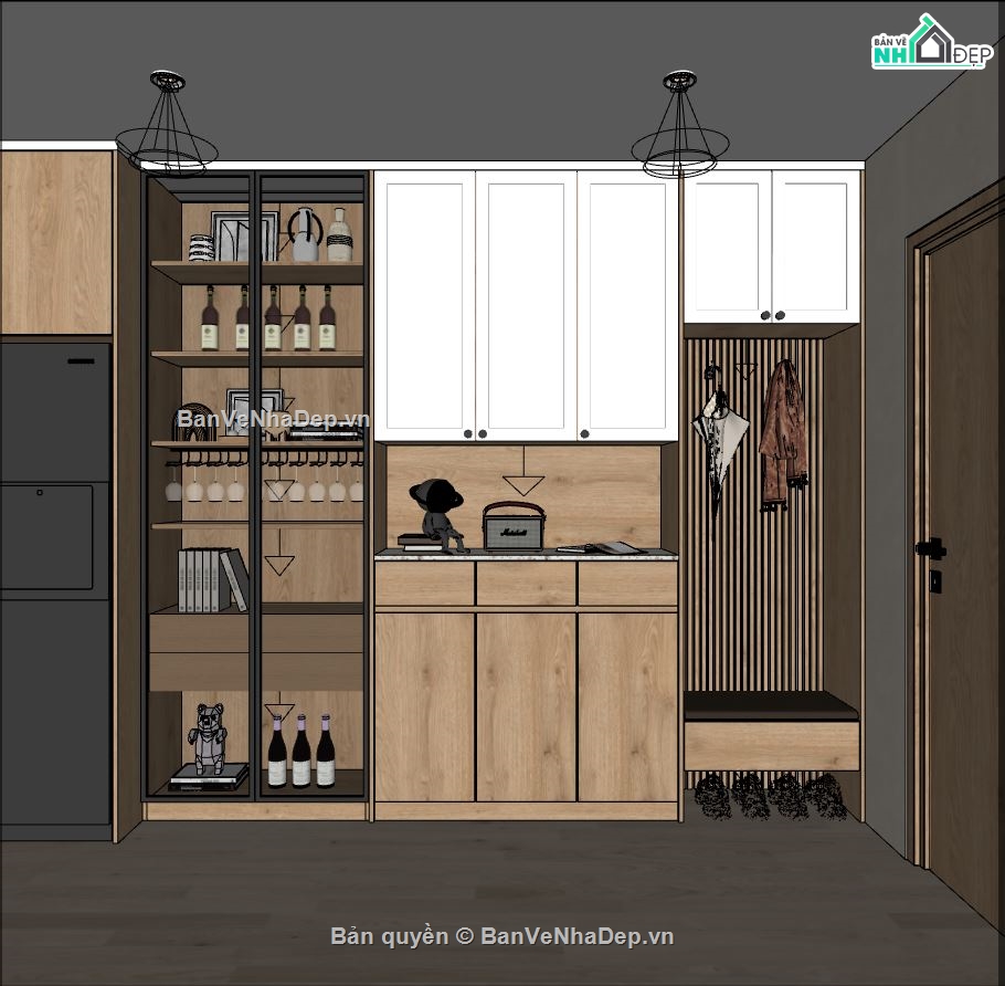 nội thất phòng khách,phòng khách 3d,sketchup phòng khách,phòng khách