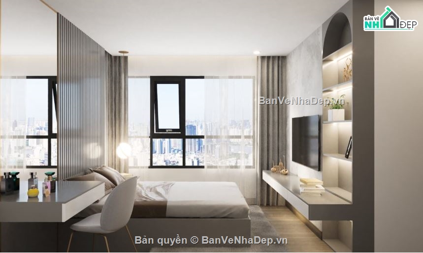 mẫu phòng đẹp,3d sketchup phòng ngủ,File sketchup phòng ngủ đẹp,3d phòng ngủ