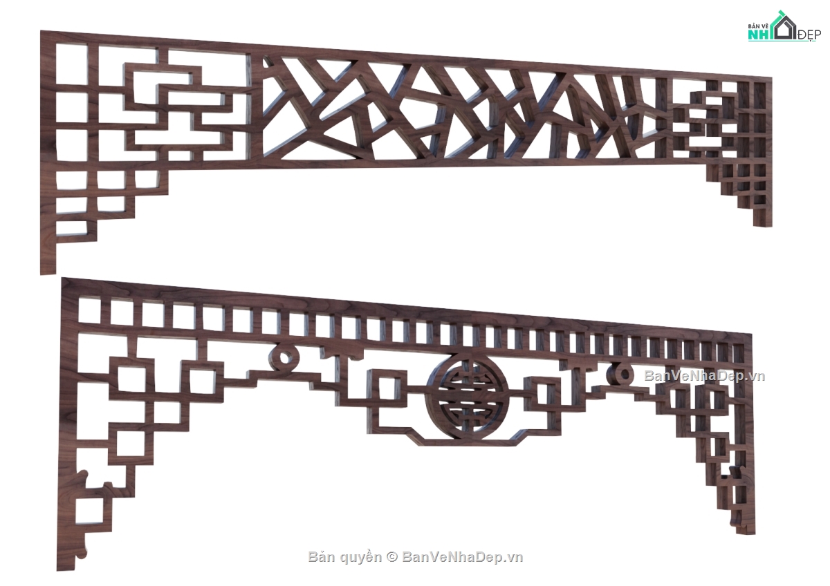 phòng thờ 3dsmax,Model 3d,thiết kế phòng thờ,cnc tua cửa võng,cnc hoa văn phòng thờ,3dmax cửa võng