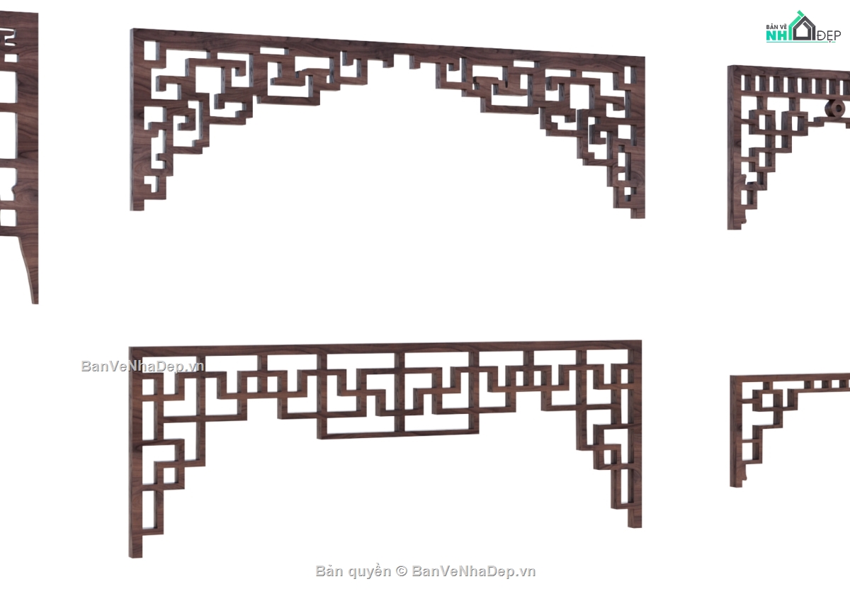 phòng thờ 3dsmax,Model 3d,thiết kế phòng thờ,cnc tua cửa võng,cnc hoa văn phòng thờ,3dmax cửa võng