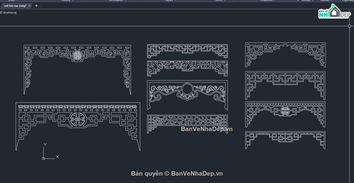 phòng thờ 3dsmax,Model 3d,thiết kế phòng thờ,cnc tua cửa võng,cnc hoa văn phòng thờ,3dmax cửa võng