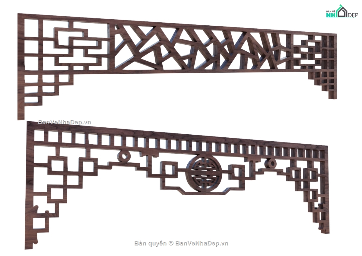 phòng thờ 3dsmax,Model 3d,thiết kế phòng thờ,cnc tua cửa võng,cnc hoa văn phòng thờ,3dmax cửa võng