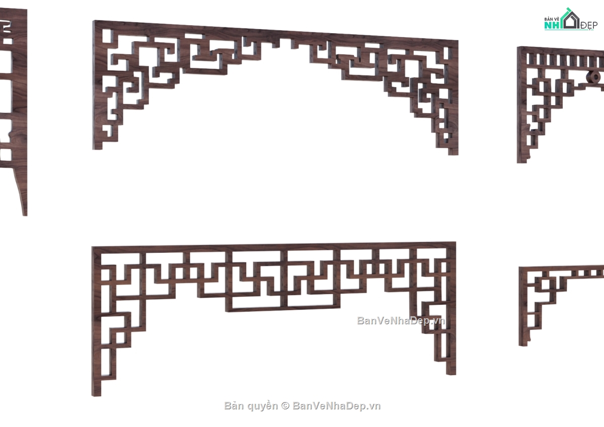 phòng thờ 3dsmax,Model 3d,thiết kế phòng thờ,cnc tua cửa võng,cnc hoa văn phòng thờ,3dmax cửa võng