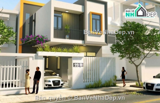 bản vẽ 2 tầng,nhà phố 2 tầng,cad nhà phố 2 tầng,file cad nhà phố 2 tầng