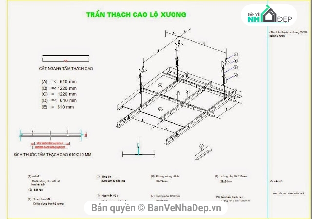 Nếu bạn đang tìm kiếm những file CAD chi tiết về cấu tạo trần thạch cao, hãy truy cập ngay vào file CAD trần thạch cao chi tiết với đầy đủ 162 loại để có thể tìm hiểu chi tiết hơn về cấu tạo trần thạch cao cho không gian nhà của bạn.