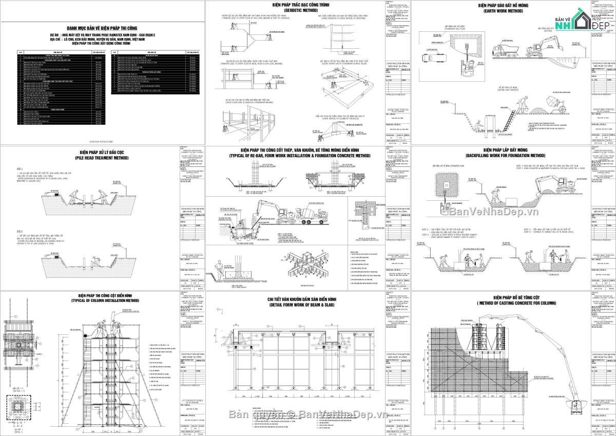 biện pháp thi công nhà,Bản vẽ thi công nhà xưởng,biện pháp thi công nhà khung thép,Bản vẽ thi công kết cấu thép,Biện pháp thi công khung thép tiền chế,Biện pháp thi công nhà máy