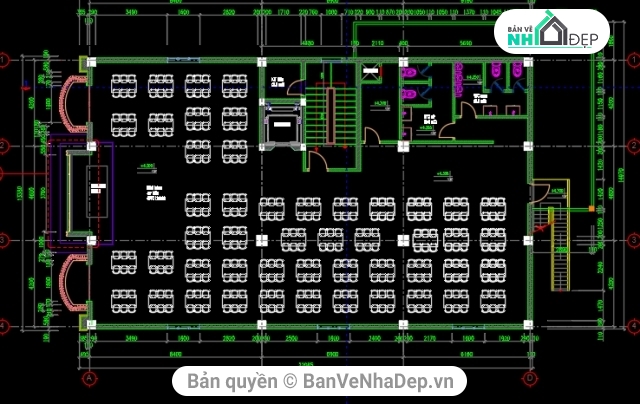 4 bộ bản vẽ thiết kế khách sạn 9 tầng đầy đủ kết cấu, kiến trúc