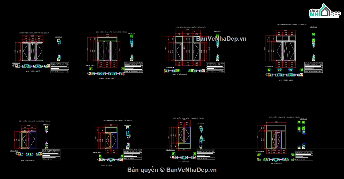 File cad,chi tiết cấu tạo,chi tiết cửa,cấu tạo cửa