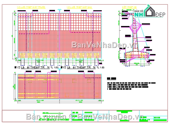 File cad,dự toán,kết cấu chi tiết,kết cấu thép,chi tiết tường